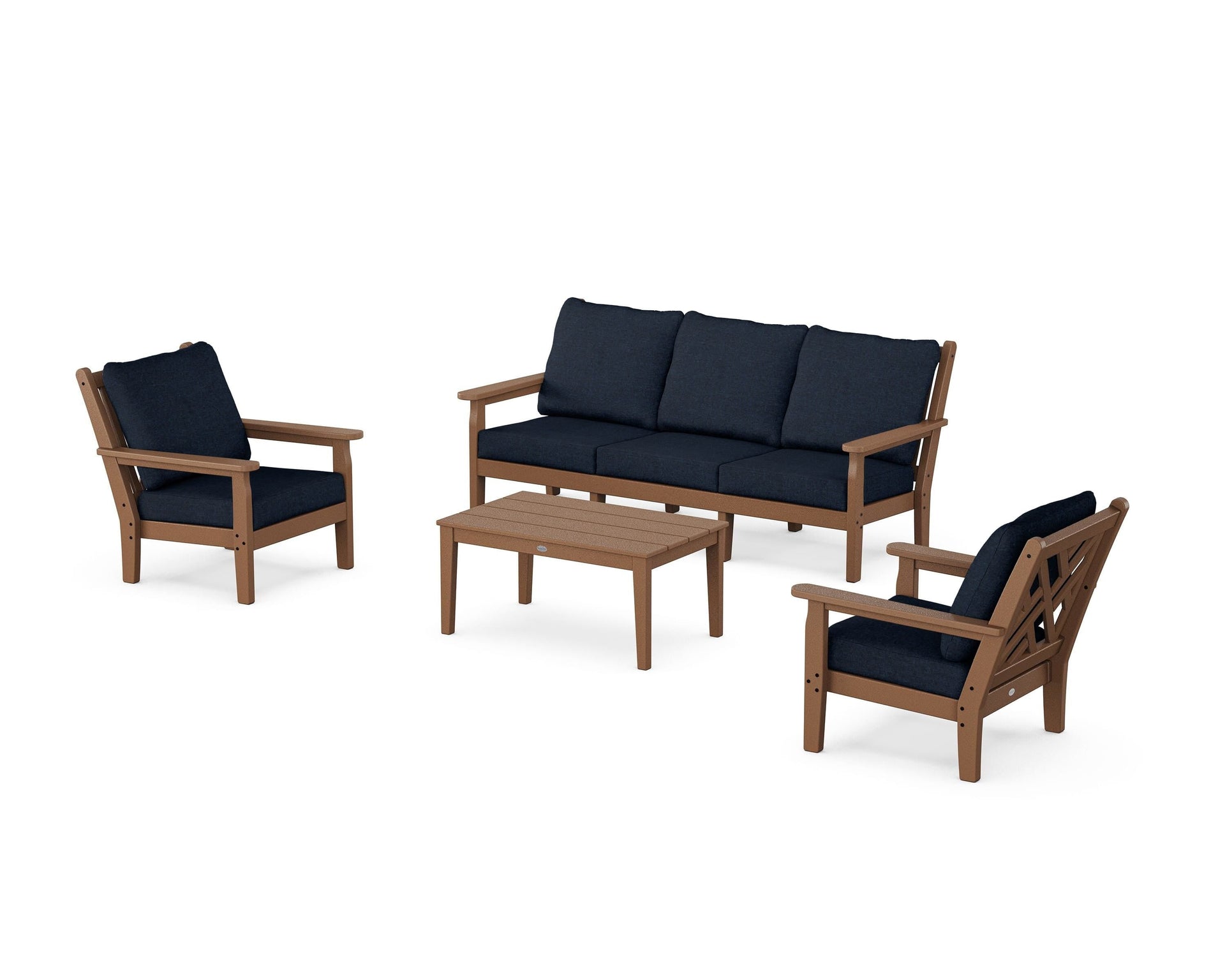 Chippendale 4-Piece Deep Seating Set with Sofa