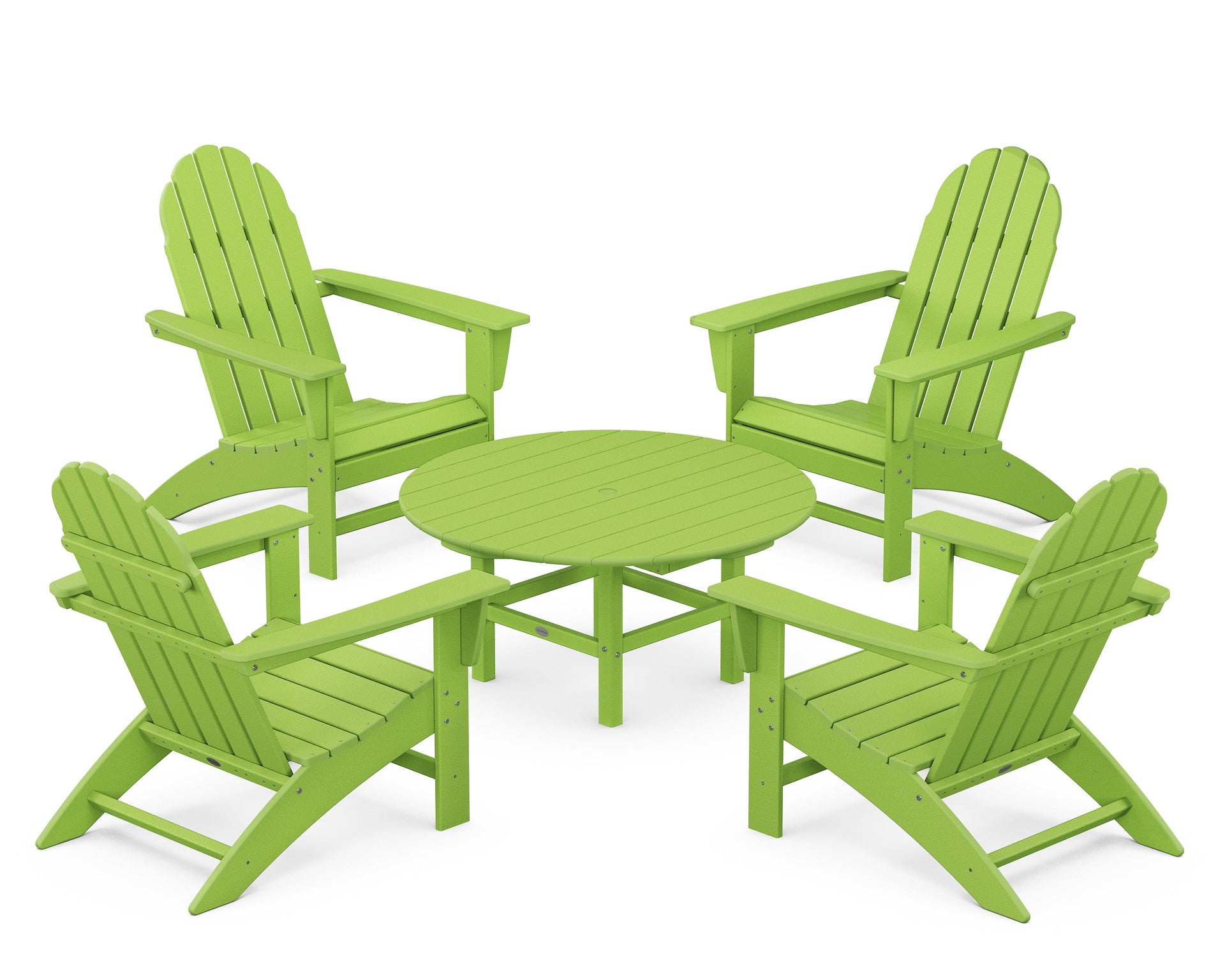 Vineyard 5-Piece Adirondack Chair Conversation Set