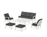 Chinoiserie 6-Piece Lounge Sofa Set