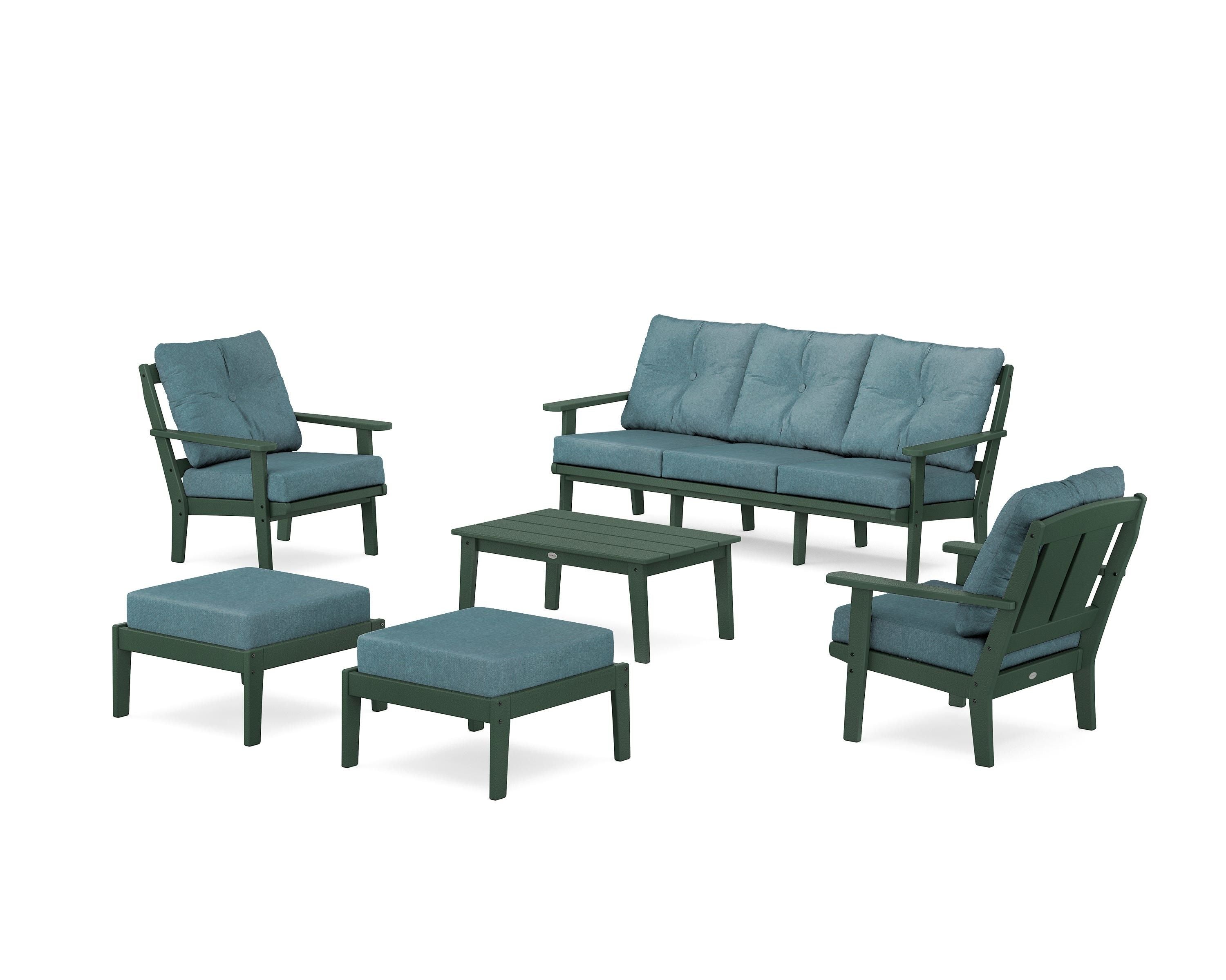 Mission 6-Piece Lounge Sofa Set