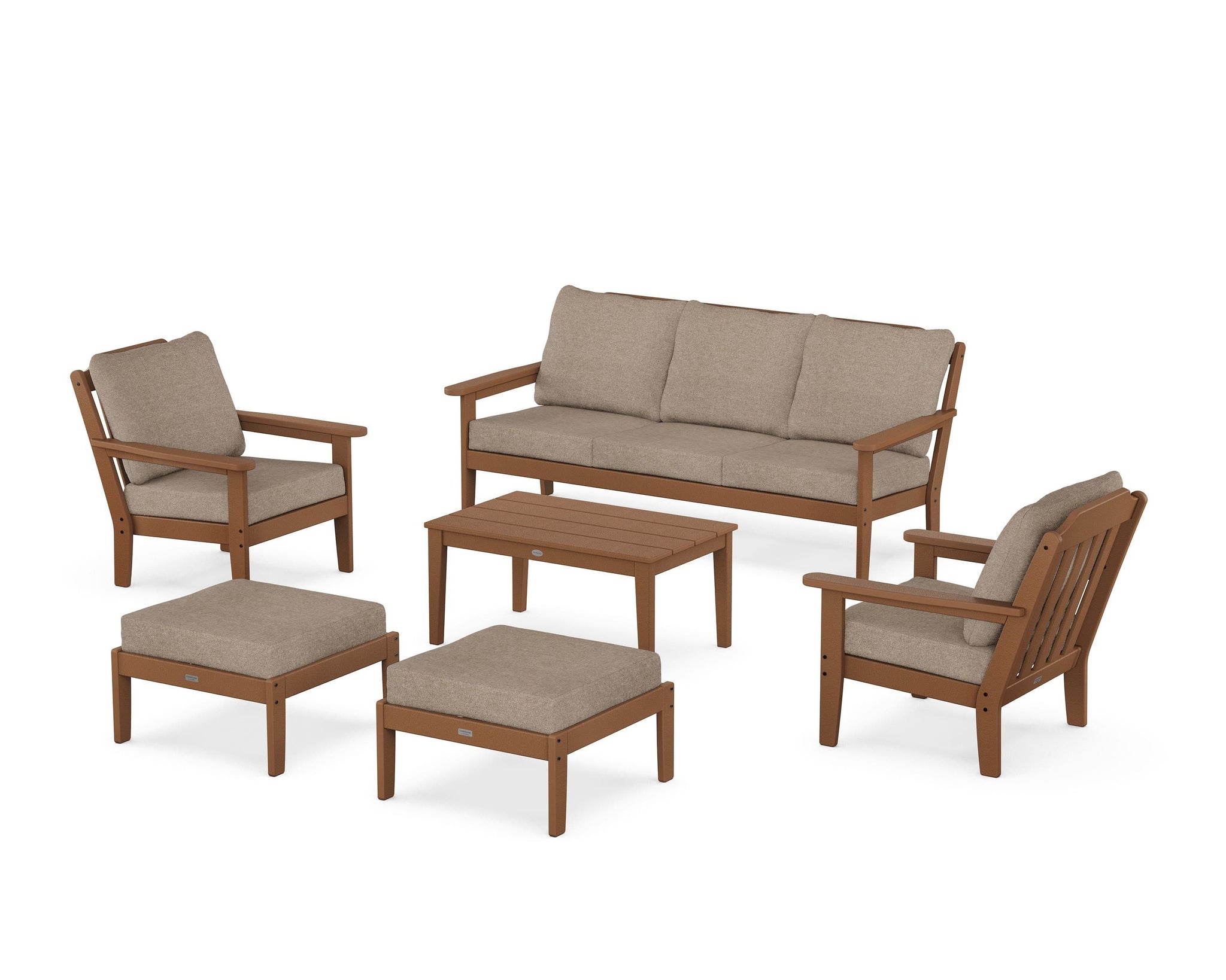 Cottage 6-Piece Lounge Sofa Set