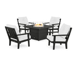 Oxford 5-Piece Deep Seating Set with Fire Pit Table