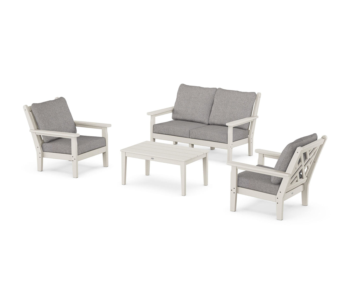 Chippendale 4-Piece Deep Seating Set with Loveseat