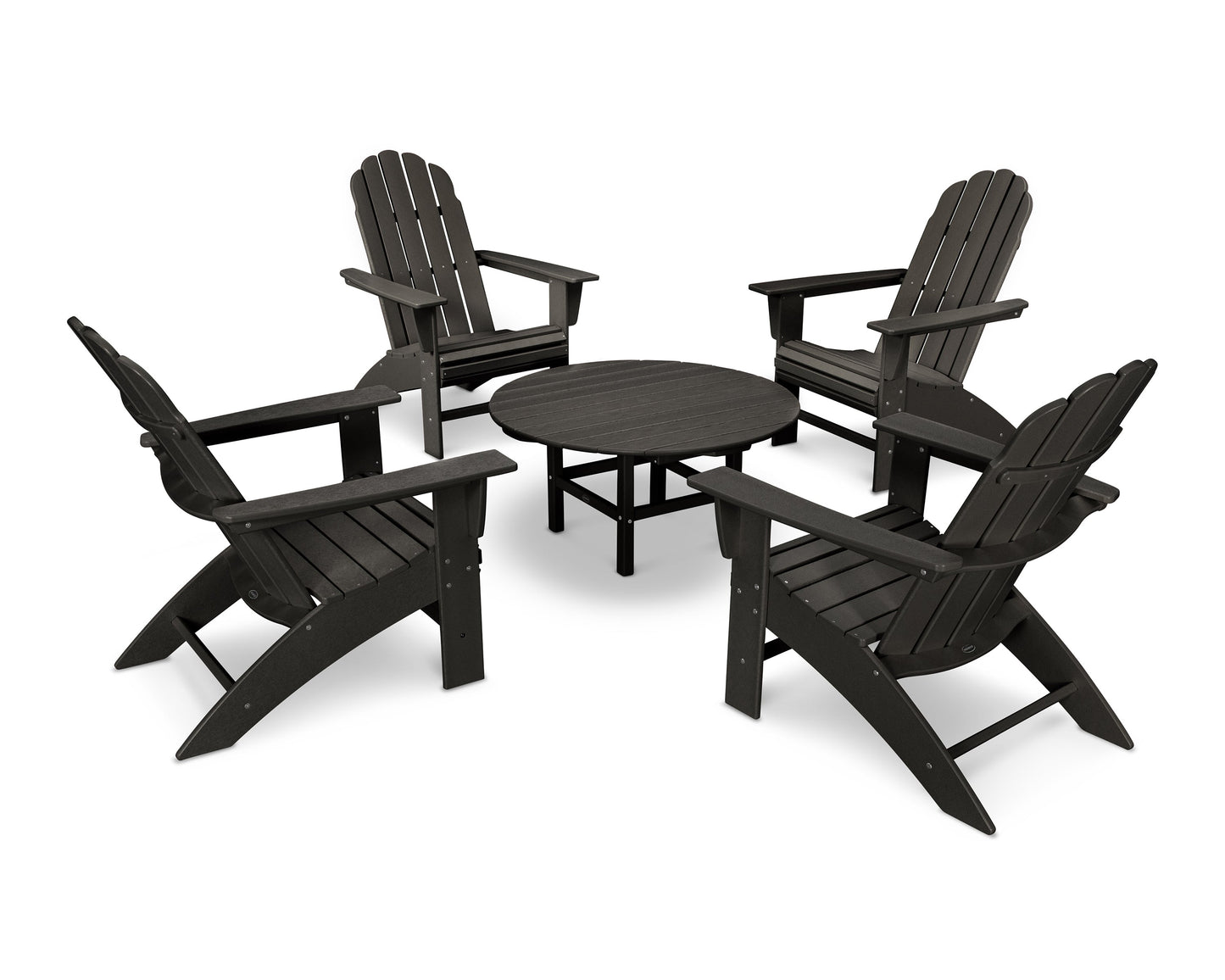 Vineyard 5-Piece Oversized Adirondack Set