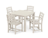 La Casa Cafe' 5-Piece Parsons Dining Set