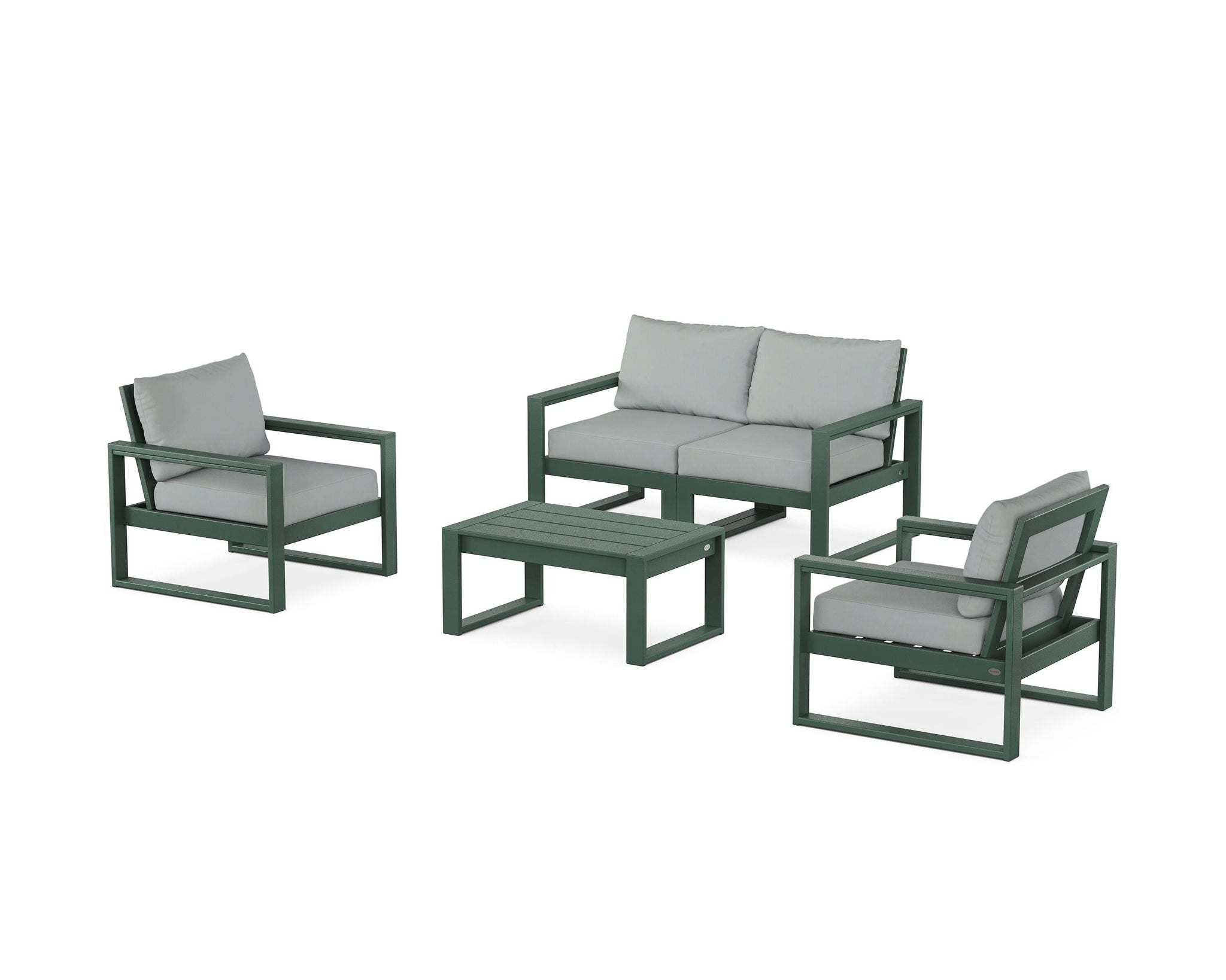 EDGE Sectional 4-Piece Deep Seating Set with Loveseat