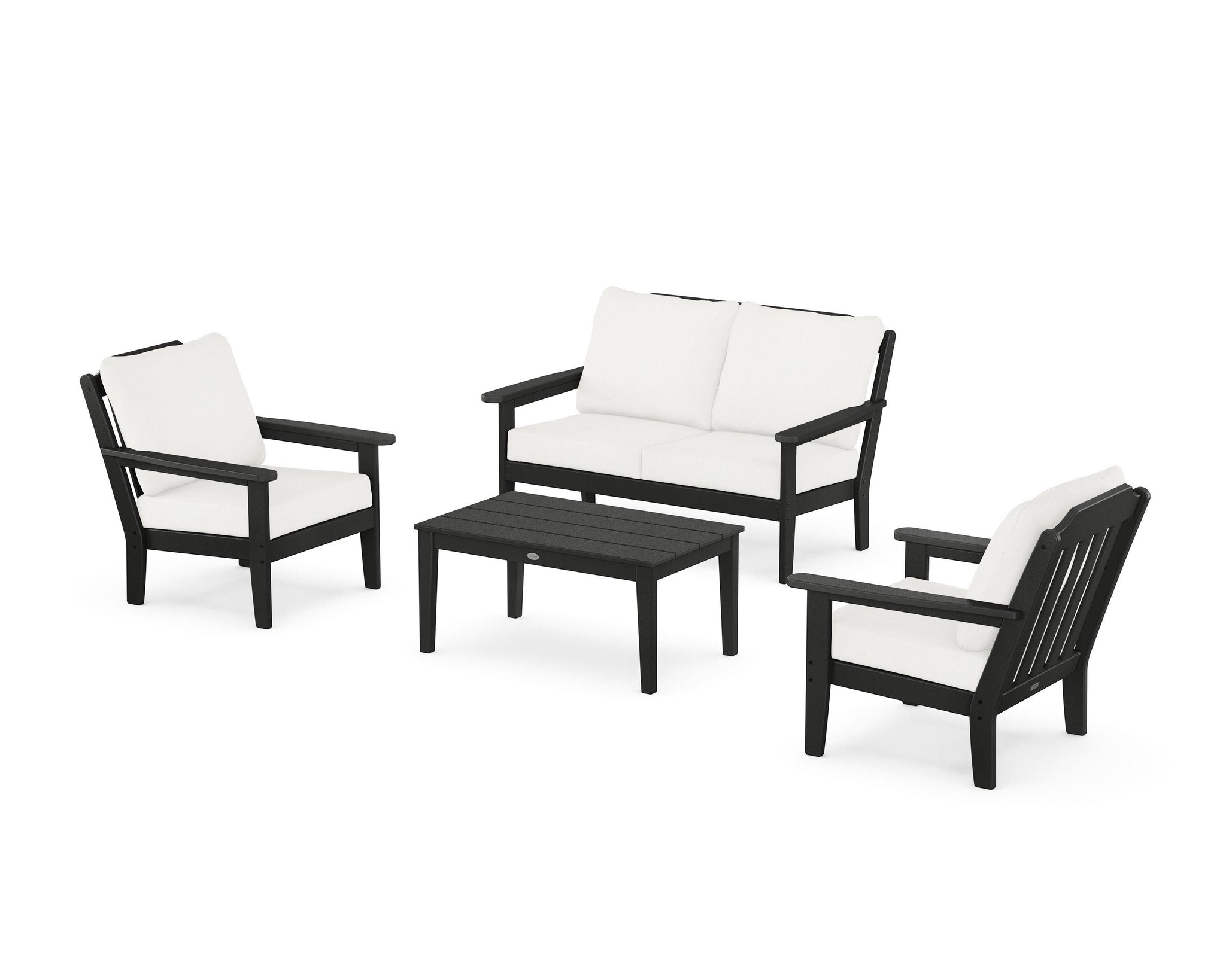 Cottage 4-Piece Deep Seating Set with Loveseat