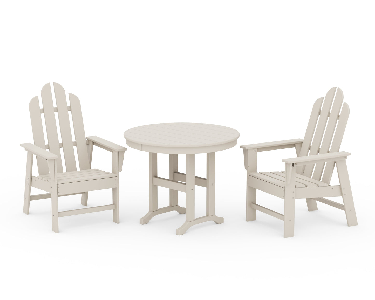 Long Island 3-Piece Round Dining Set