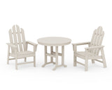 Long Island 3-Piece Round Dining Set