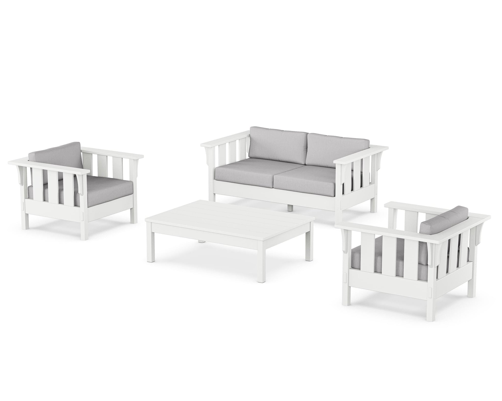 Acadia 4-Piece Deep Seating Set with Loveseat