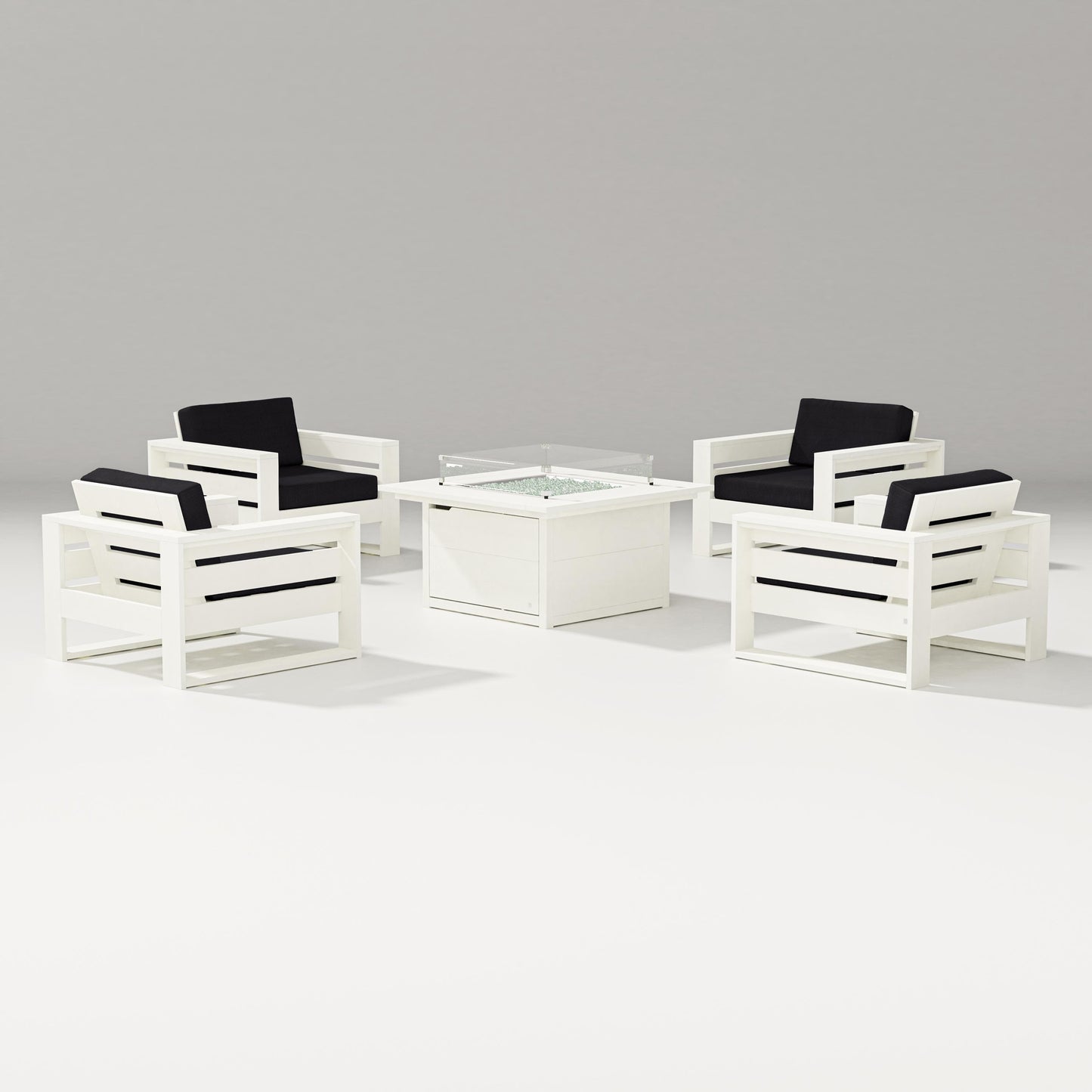 Latitude 5-Piece Lounge Fire Table Set