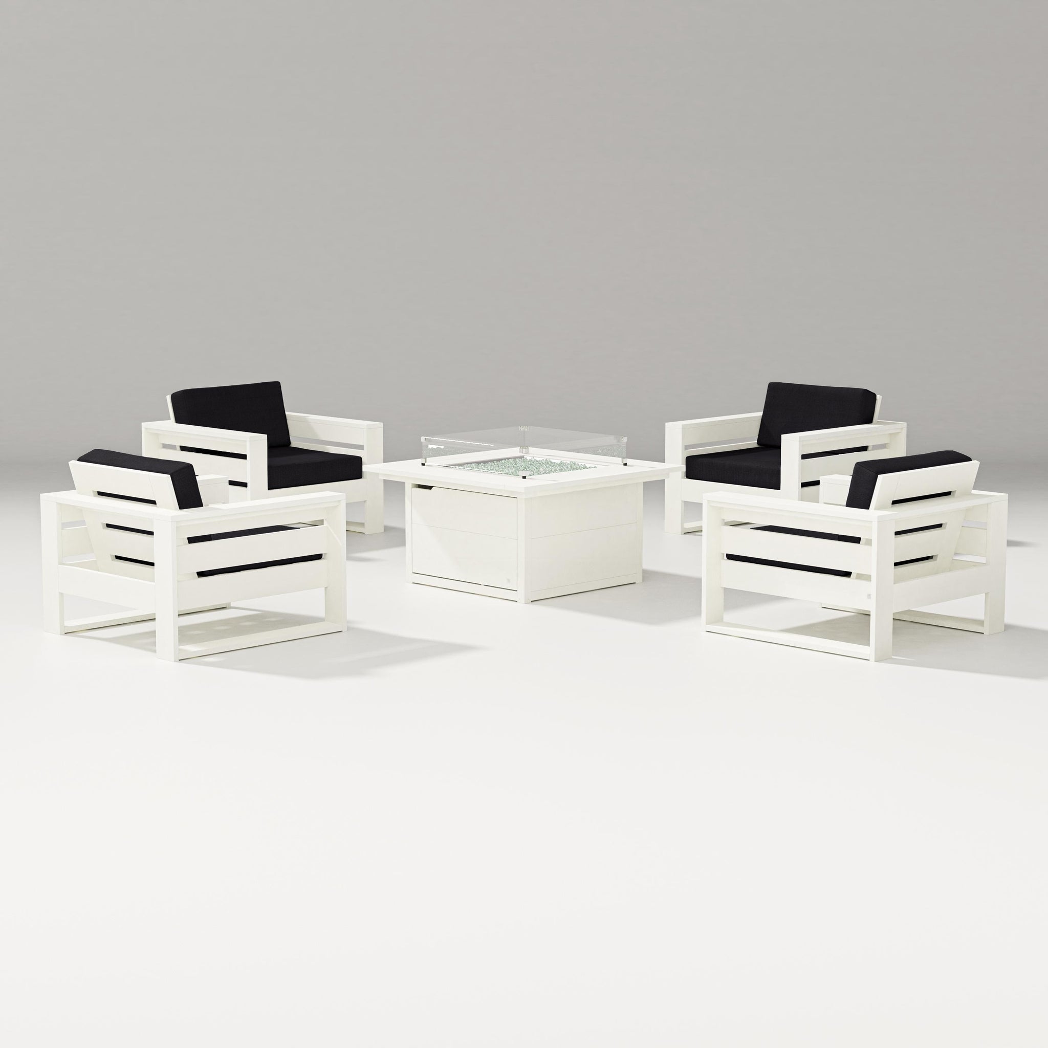 Latitude 5-Piece Lounge Fire Table Set
