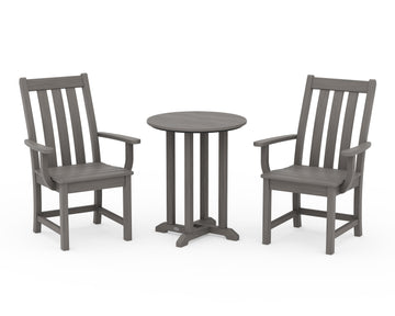 Vineyard 3-Piece Round Bistro Dining Set