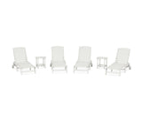 Nautical Chaise 6-Piece Set with Wheels