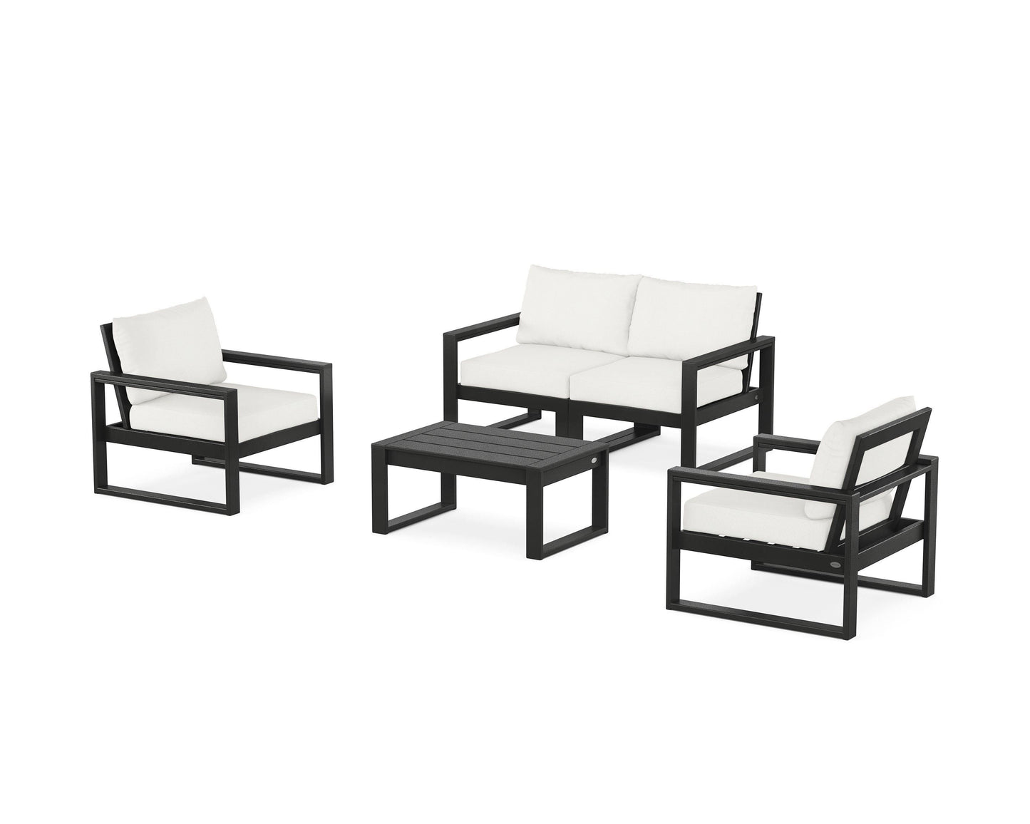 EDGE Sectional 4-Piece Deep Seating Set with Loveseat
