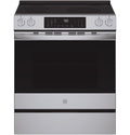 GE Profile Energy Star 30" Smart Slide-In Induction and Convection Range with No Preheat Air Fry and EasyWash Oven Tray: