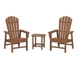 South Beach Casual Chair 3-Piece Set with 18" South Beach Side Table