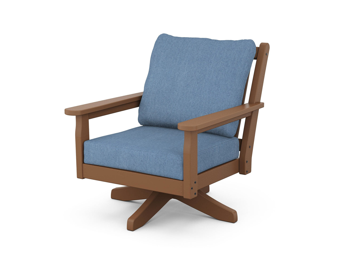 Chippendale Deep Seating Swivel Chair