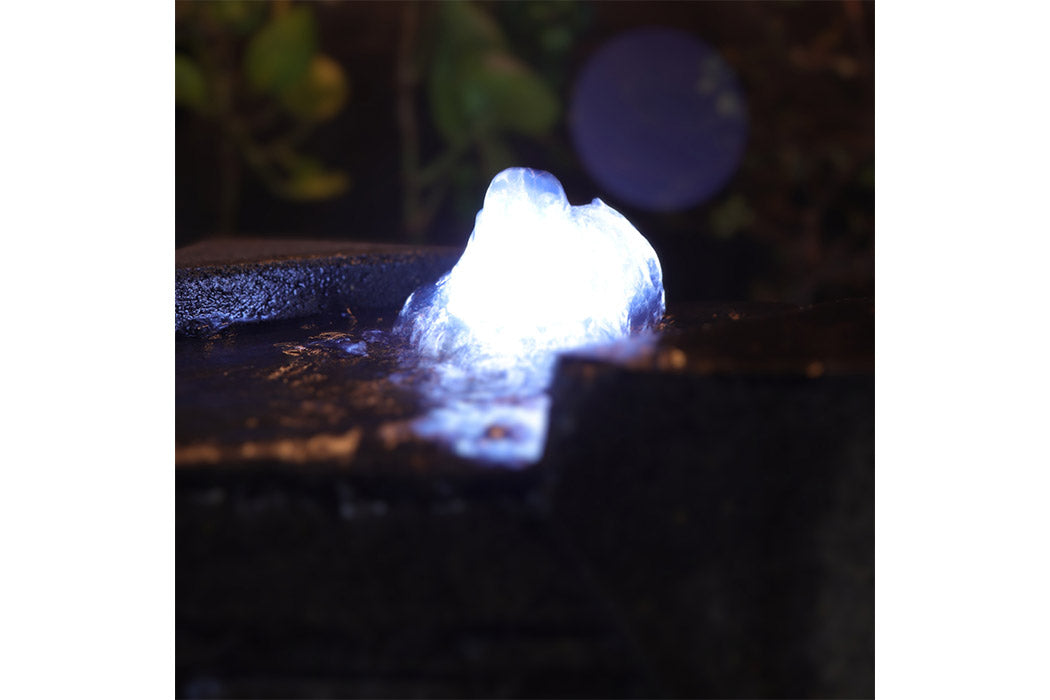 Exaco Yin Yang Outdoor Water Fountain 49" Tall with LED New