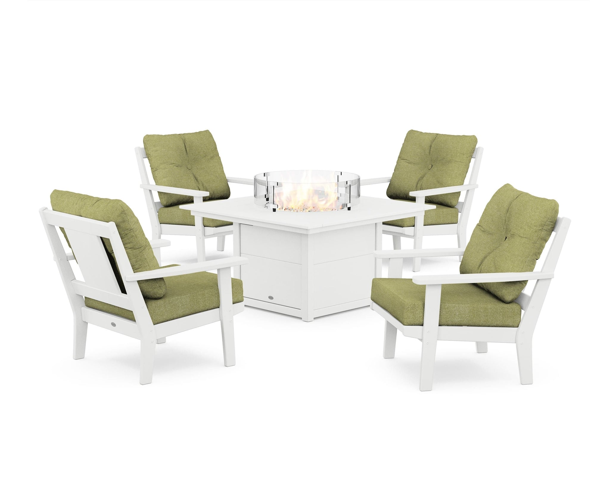 Prairie 5-Piece Deep Seating Set with Fire Pit Table