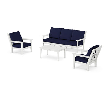 Chippendale 4-Piece Deep Seating Set with Sofa