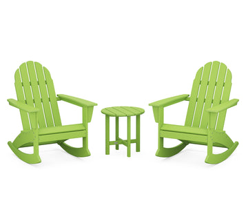 Vineyard 3-Piece Adirondack Rocking Chair Set