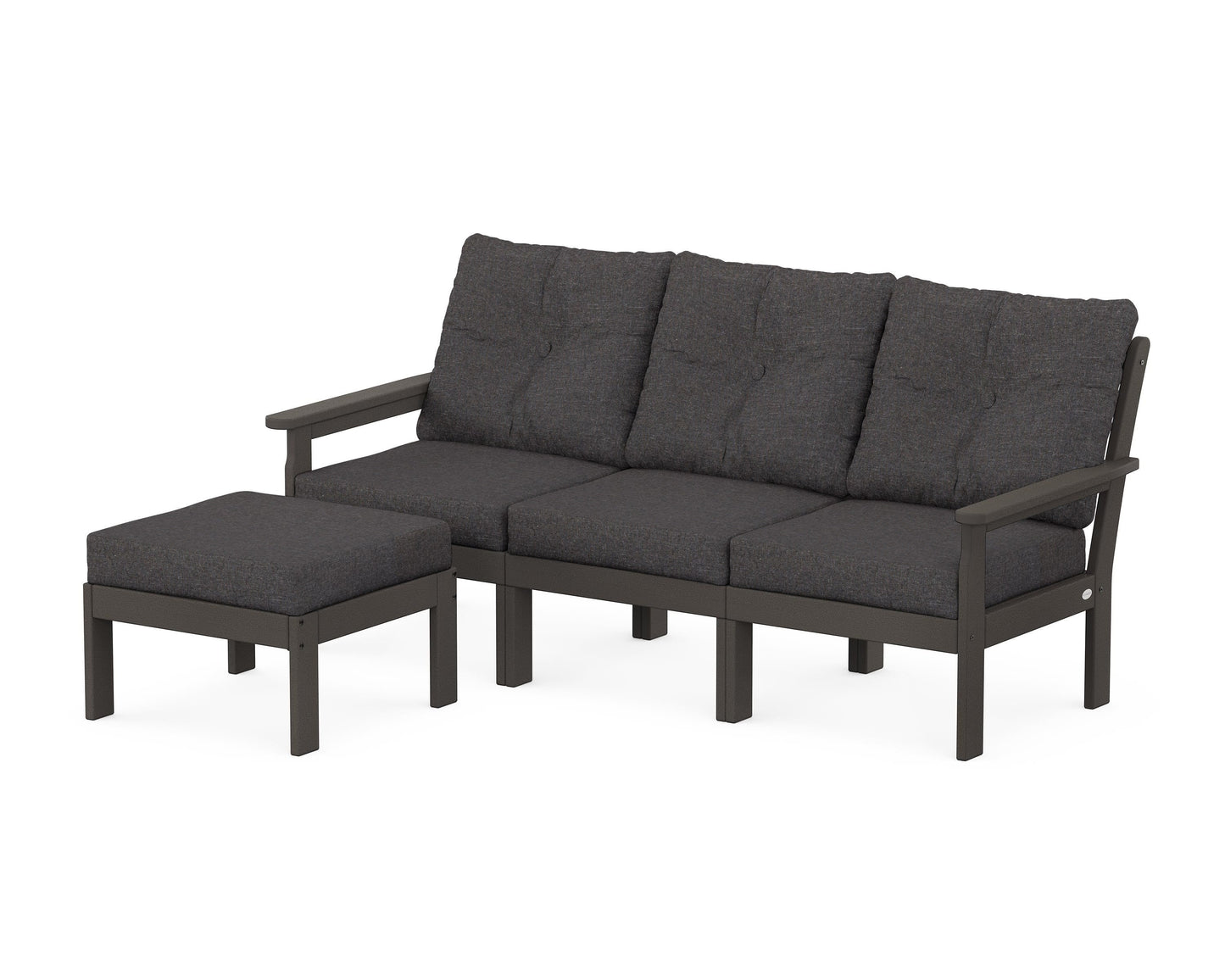 Vineyard 4-Piece Sectional with Ottoman