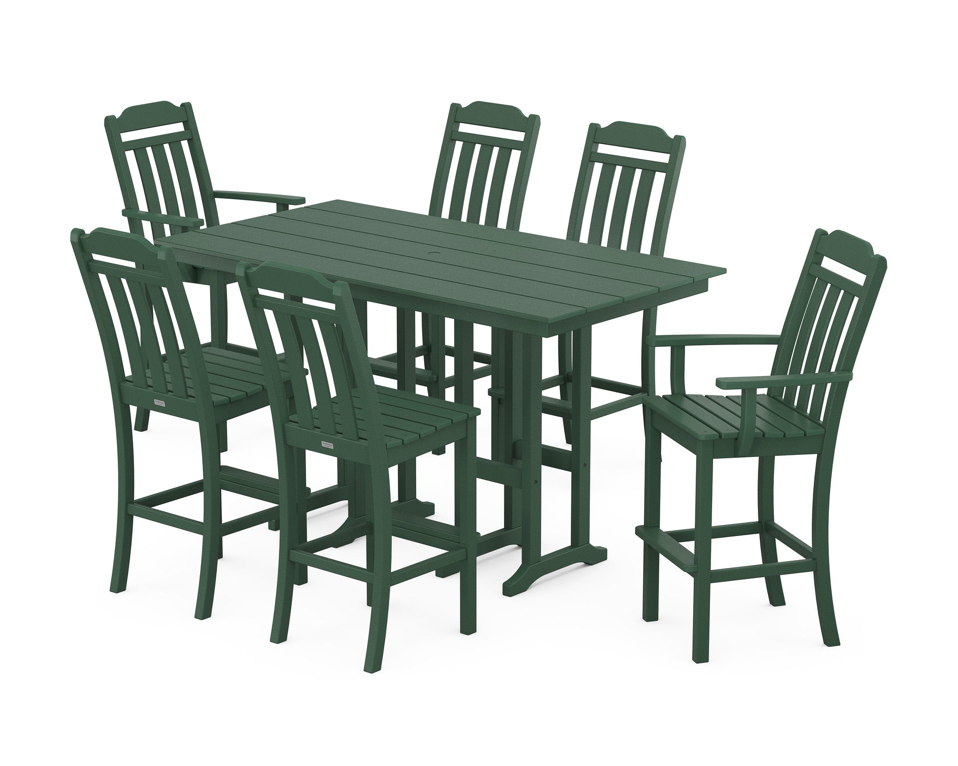 Cottage 7-Piece Farmhouse Bar Set