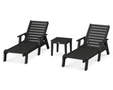 Captain Chaise 3-Piece Set with Arms