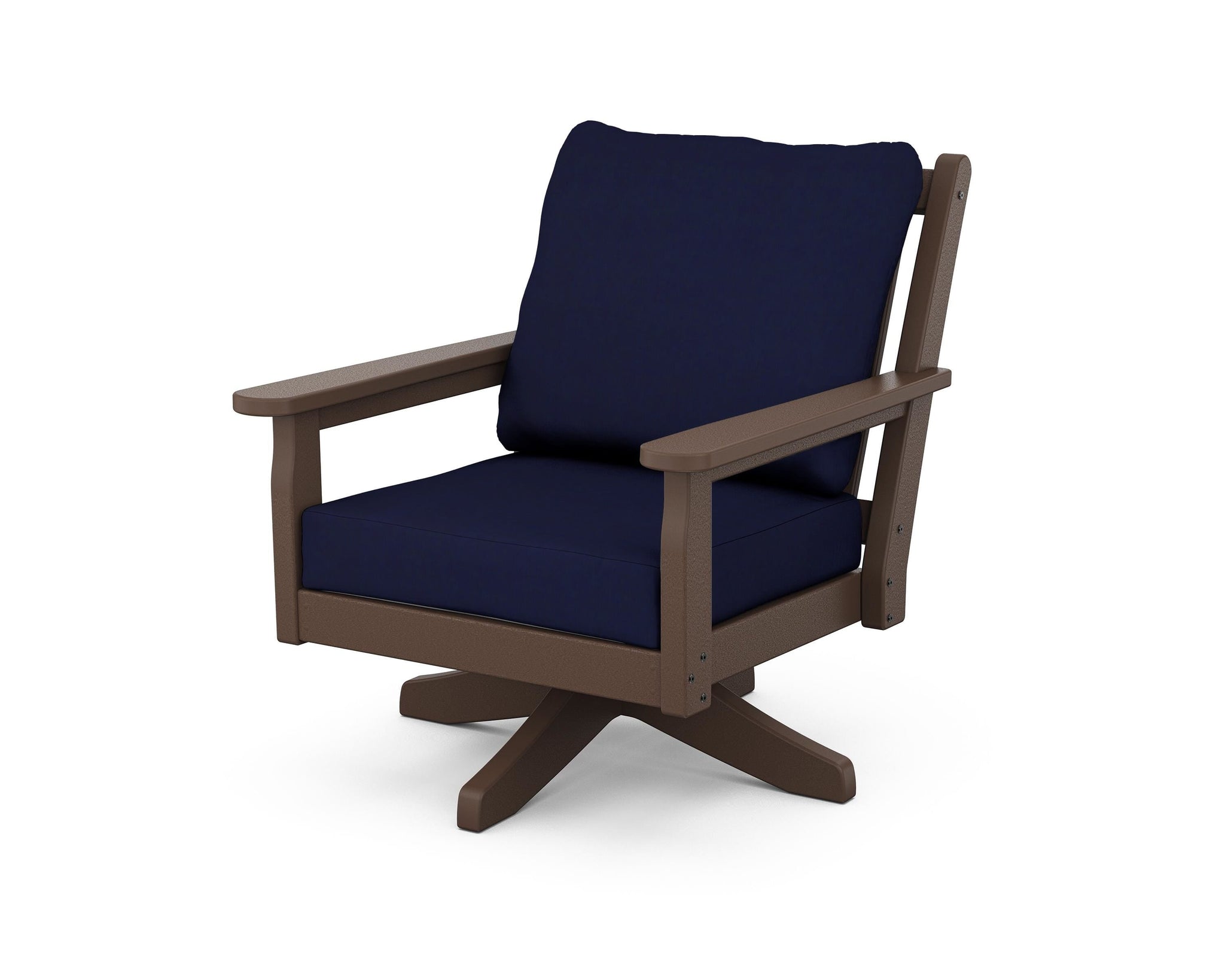Chippendale Deep Seating Swivel Chair