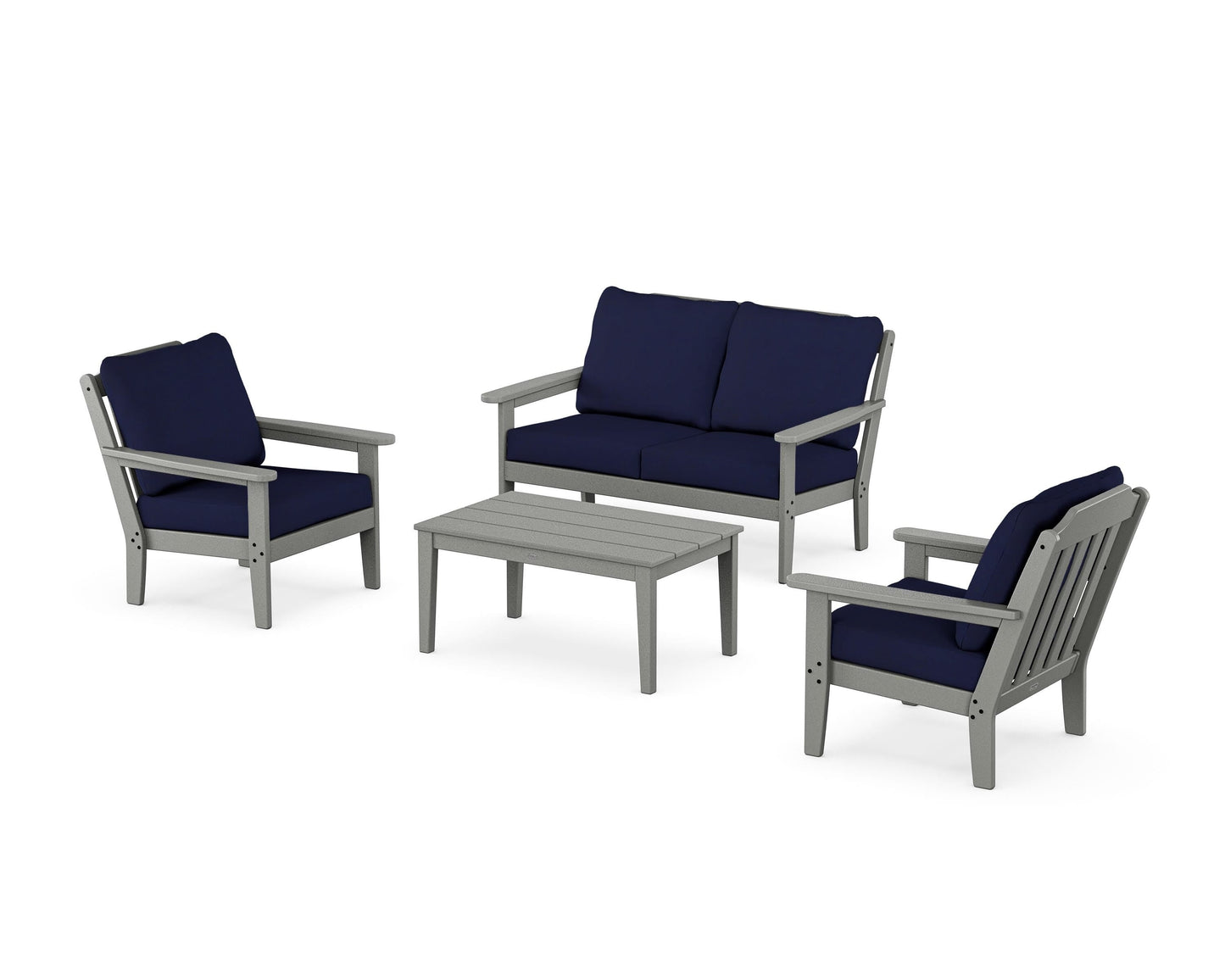 Cottage 4-Piece Deep Seating Set with Loveseat