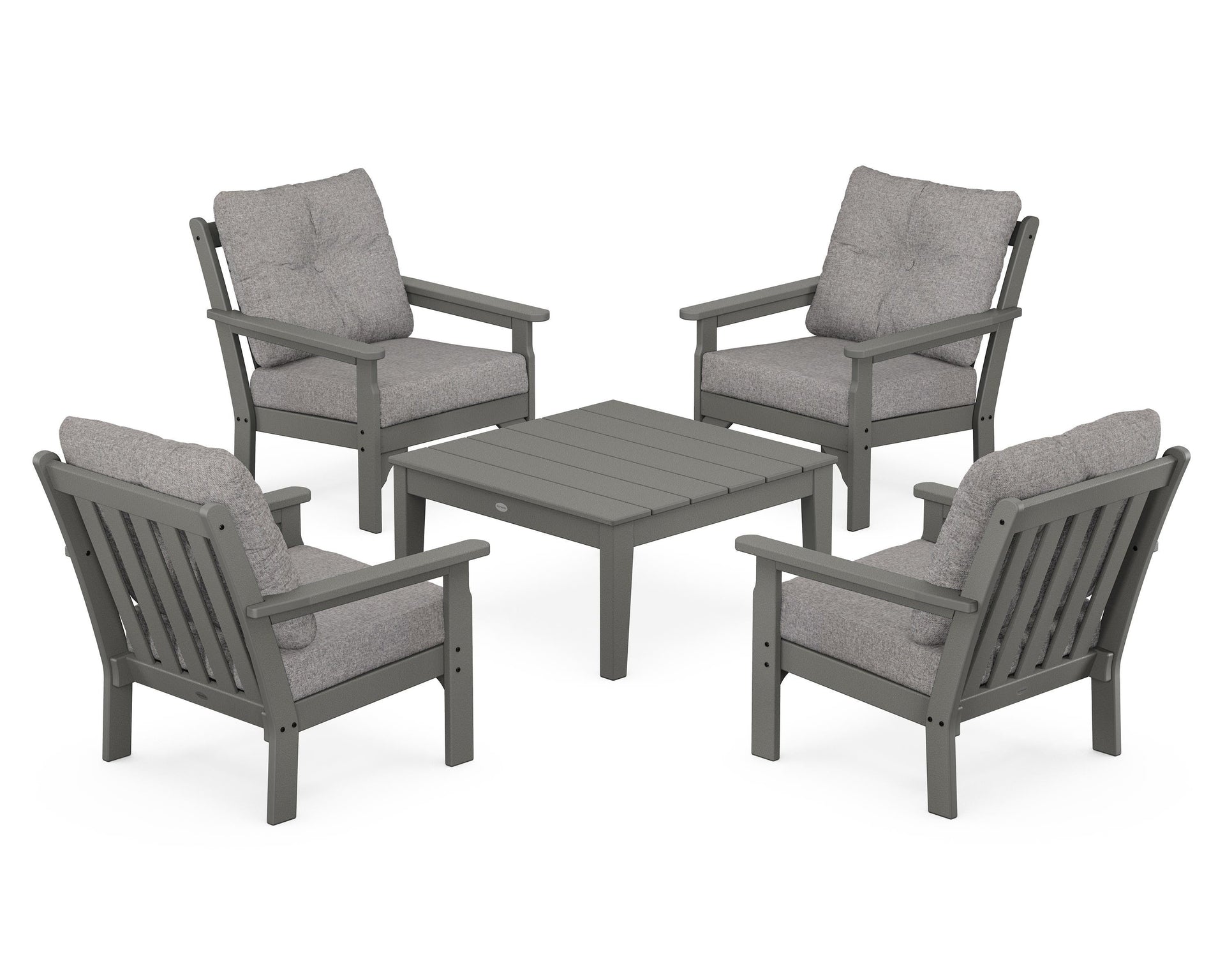 Vineyard 5-Piece Deep Seating Conversation Set