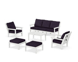 Chippendale 6-Piece Lounge Sofa Set