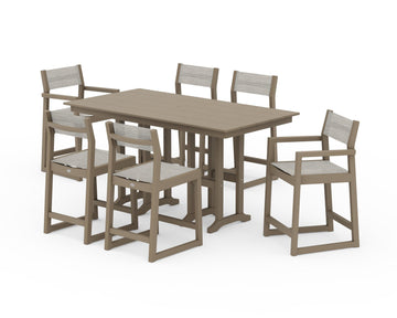 EDGE Sling 7-Piece Farmhouse Counter Set