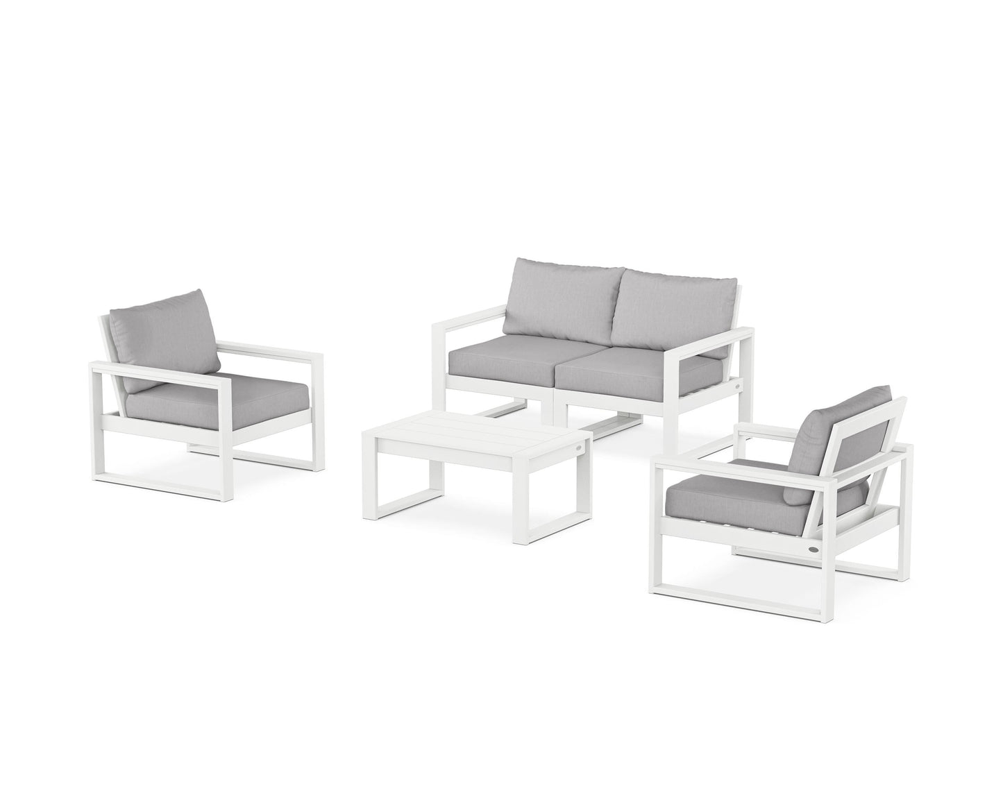 EDGE Sectional 4-Piece Deep Seating Set with Loveseat