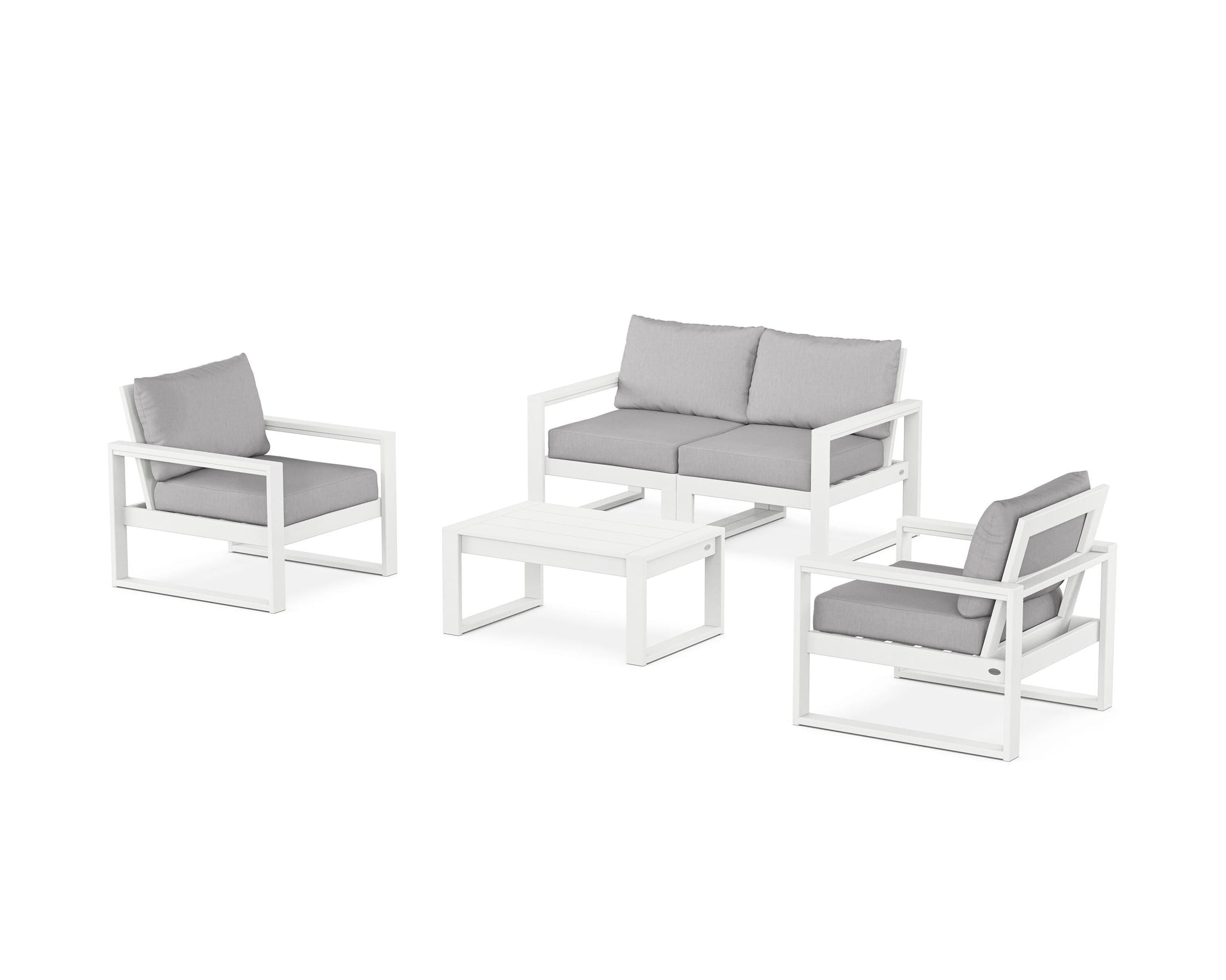 EDGE Sectional 4-Piece Deep Seating Set with Loveseat