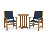 Coastal 3-Piece Round Bistro Dining Set