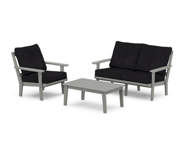 Oxford 3-Piece Deep Seating Set with Loveseat
