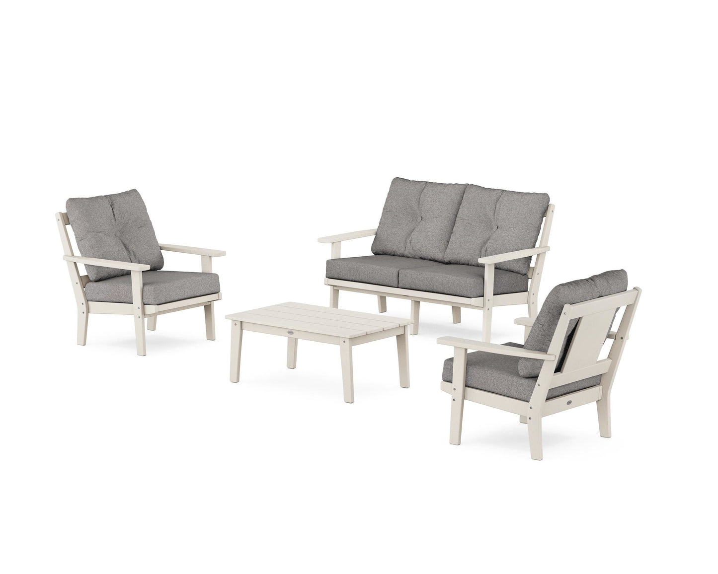 Prairie 4-Piece Deep Seating Set with Loveseat