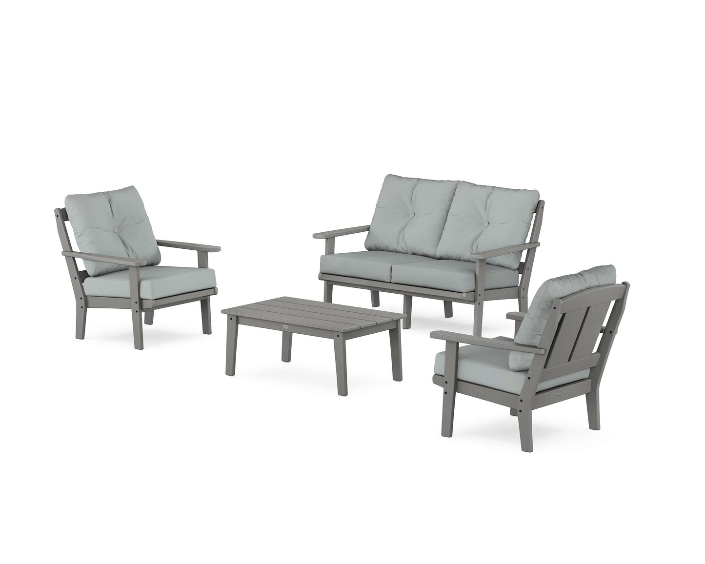 Mission 4-Piece Deep Seating Set with Loveseat