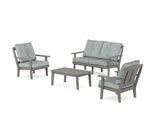 Mission 4-Piece Deep Seating Set with Loveseat
