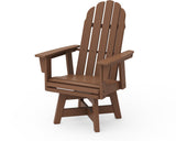 Vineyard Curveback Adirondack Swivel Dining Chair