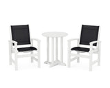 Coastal 3-Piece Round Bistro Dining Set