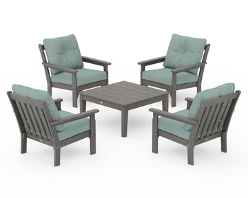 Vineyard 5-Piece Deep Seating Conversation Set