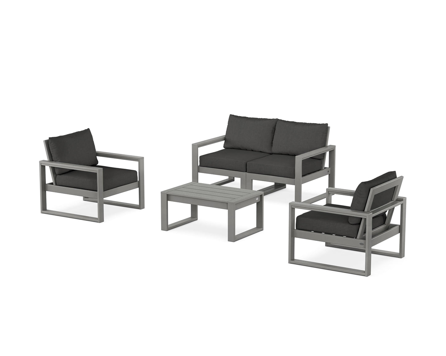 EDGE Sectional 4-Piece Deep Seating Set with Loveseat
