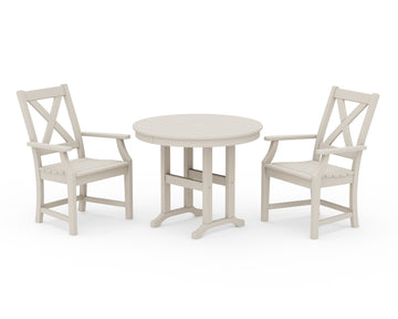 Braxton 3-Piece Round Dining Set