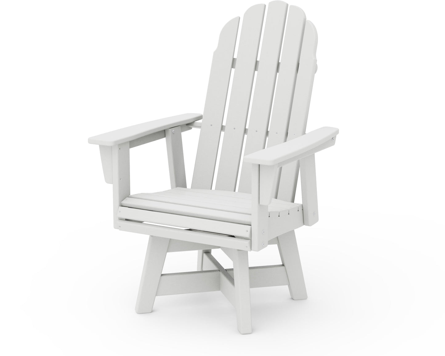 Vineyard Curveback Adirondack Swivel Dining Chair