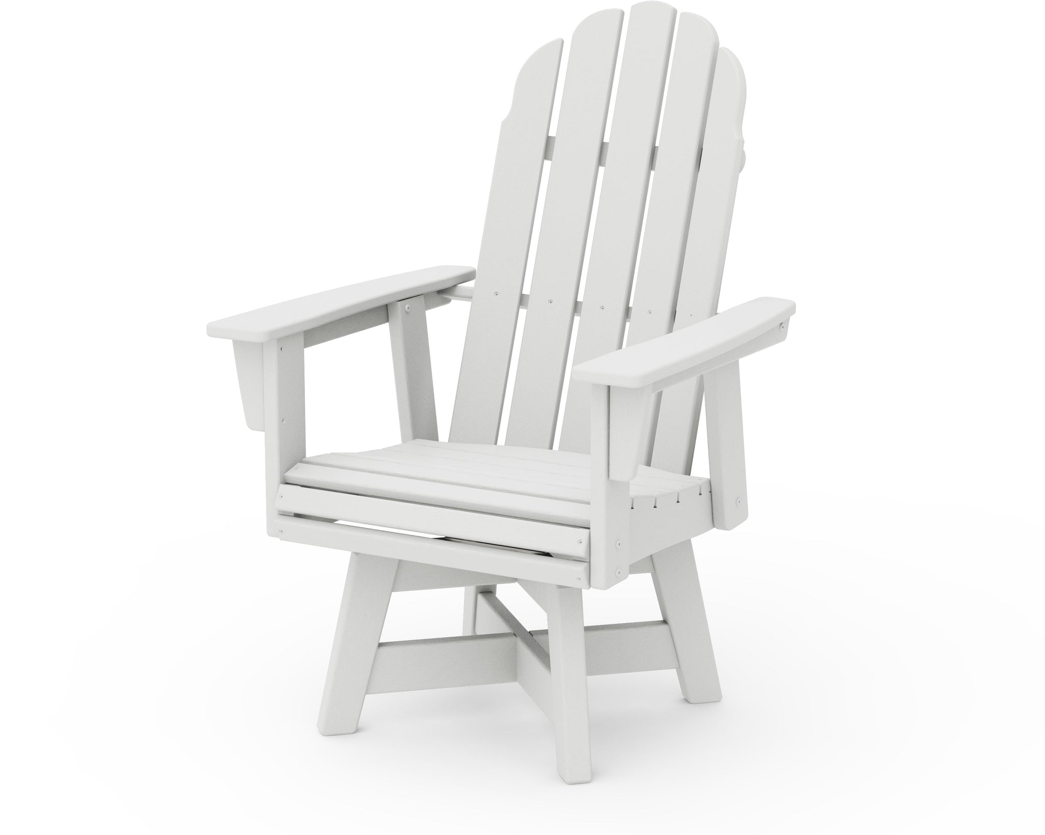 Vineyard Curveback Adirondack Swivel Dining Chair