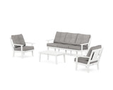 Prairie 4-Piece Deep Seating Set with Sofa