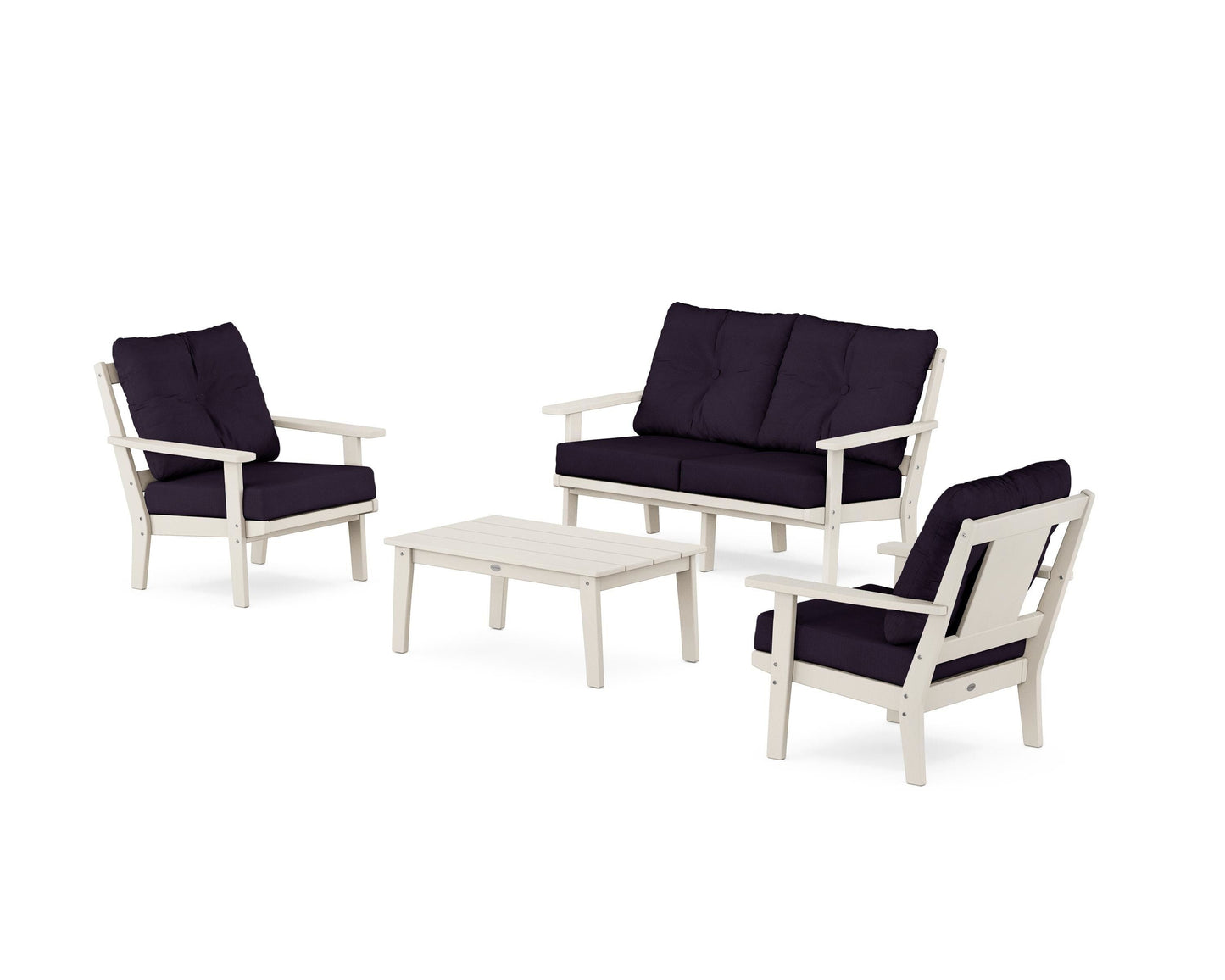 Prairie 4-Piece Deep Seating Set with Loveseat